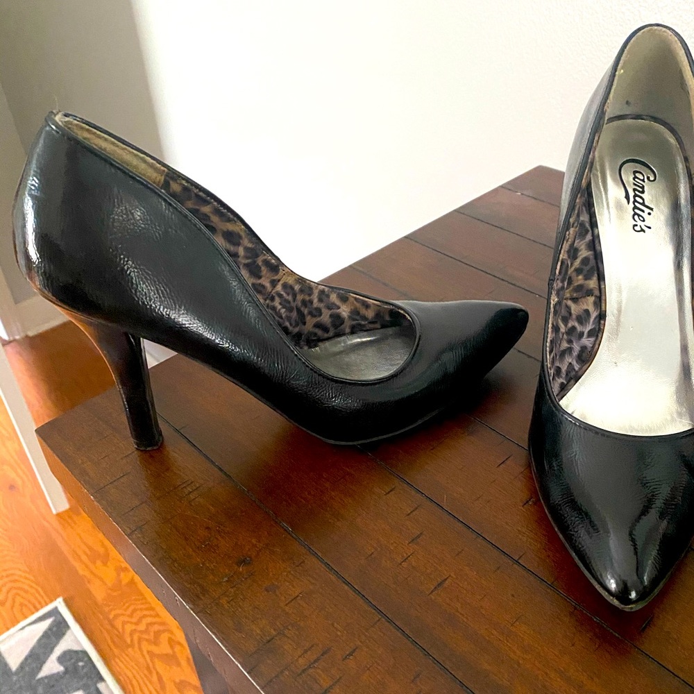 Candie’s Black Heels
